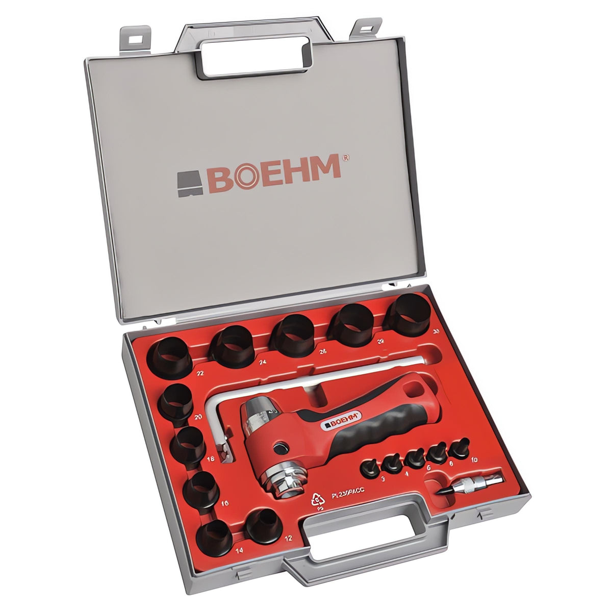 BOEHM JLB330PACC Hollow Punch Set Ø3 to 30 mm + Ø330 mm Gasket Cutter