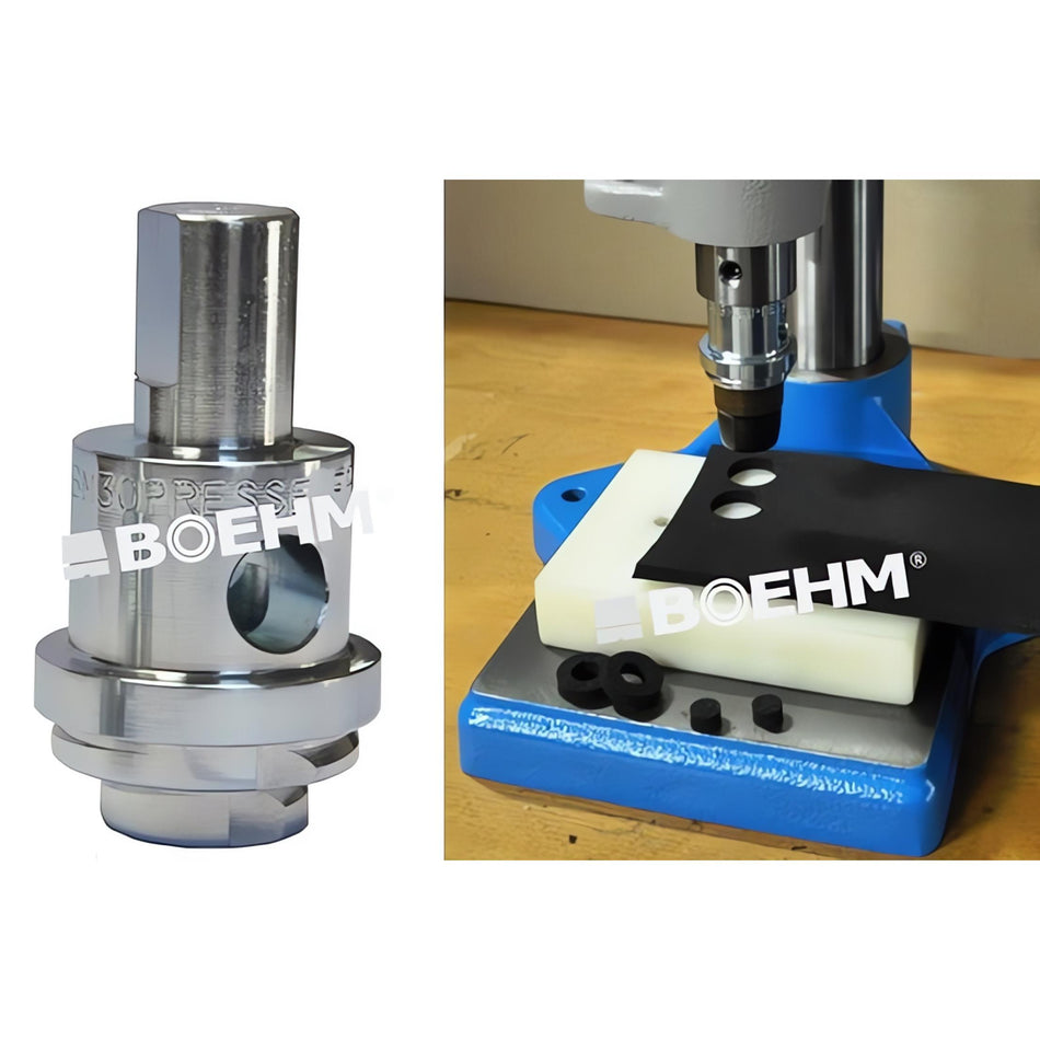 BOEHM JLBM30PRESSE Press Adaptor for Hollow Punches Ø2 to 30 mm (Ø16 mm Bore)