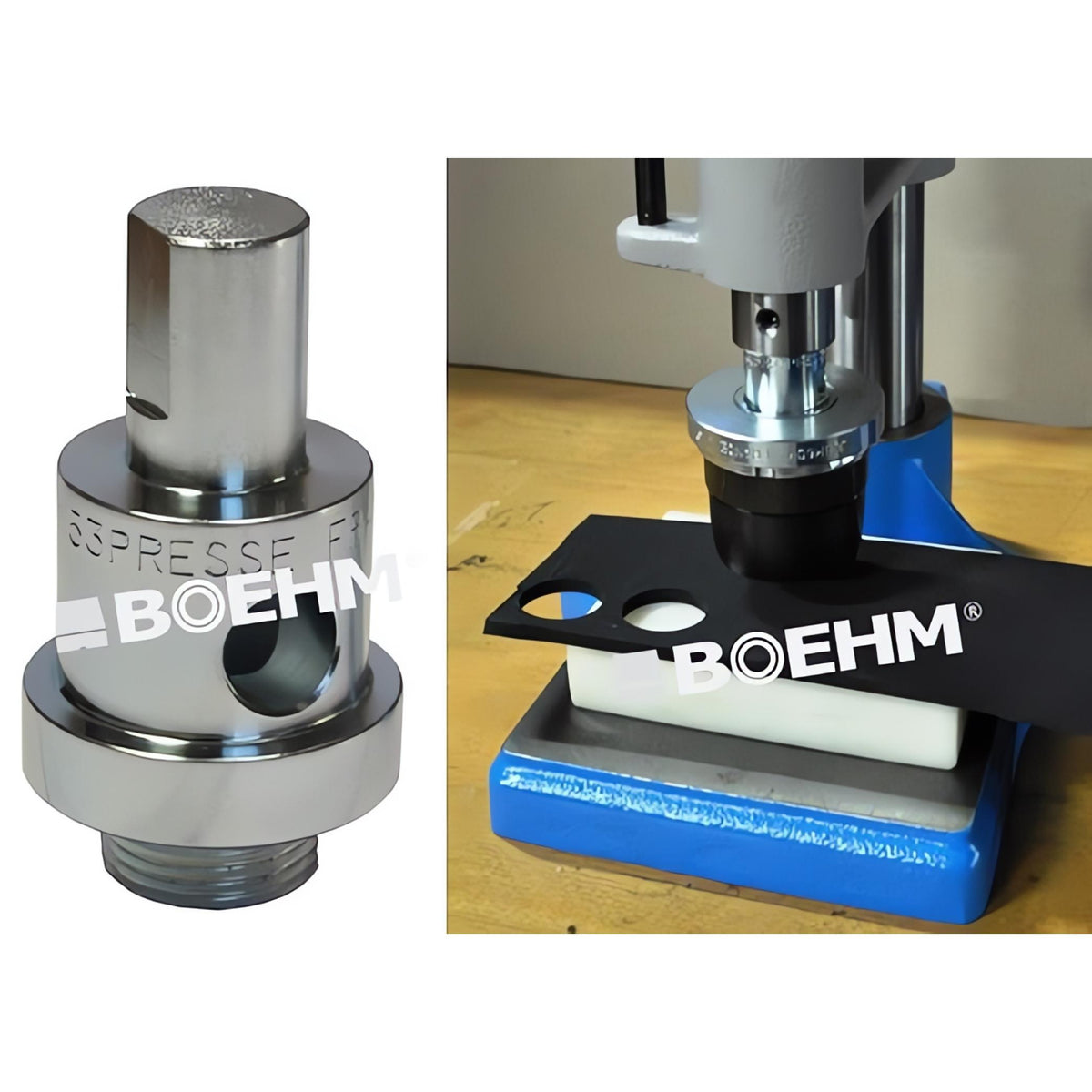 BOEHM JLBM53PRESSE Press Adaptor for Chucks JLBM50PA / JLBM60PA / JLBM100 (Ø16 mm Bore)