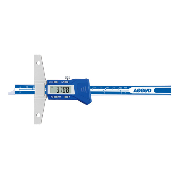 ACCUD Digital Depth Caliper with Holes – Series 191