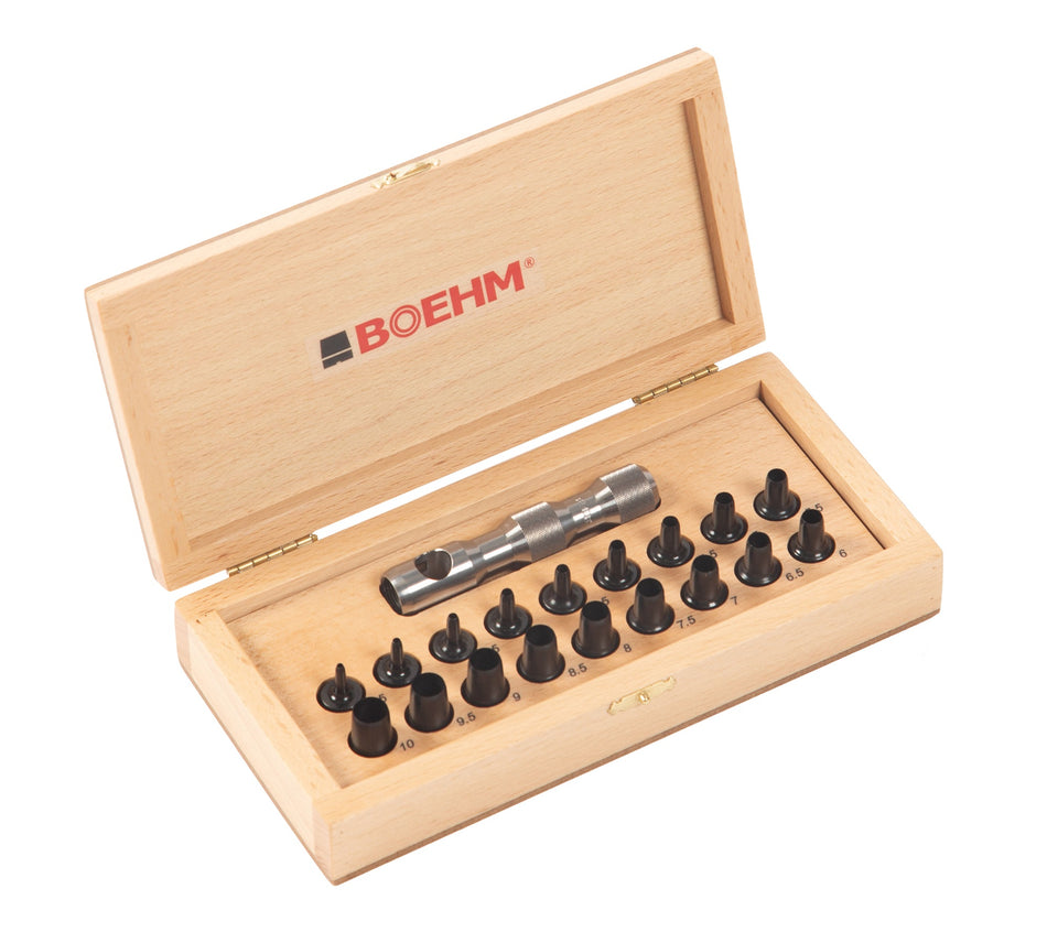 BOEHM JLB1.510B Craftsman & Leatherworker Hollow Punch Set Ø1.5 to 10 mm