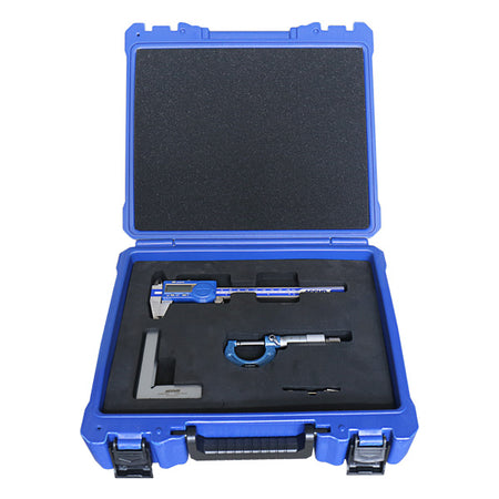ACCUD 3-Piece Digital Caliper, Micrometer & Square Set – 280-000-13