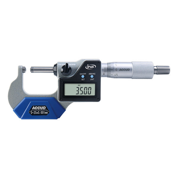 ACCUD Digital Spherical Anvil Tube Micrometer – Series 331