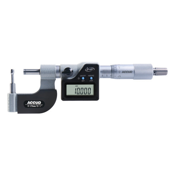 ACCUD Digital Cylindrical Anvil Tube Micrometer – Series 380