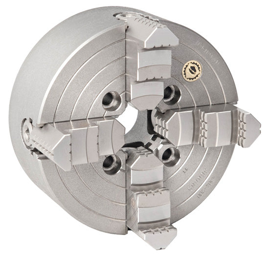 BISON 4304 4-Jaw Independent Chuck, Cast Iron