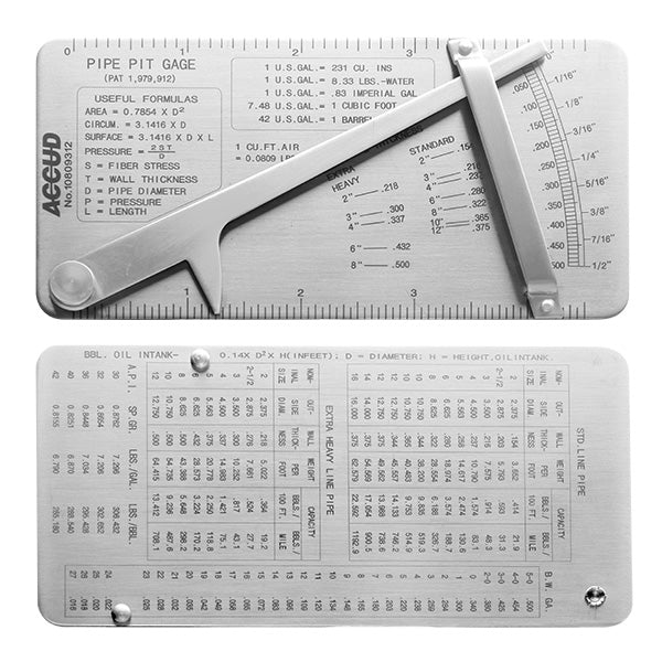 ACCUD Pipe Pit Gauge – 748-012-01