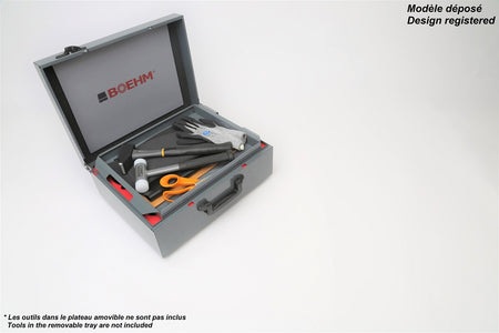 BOEHM JLB62100 Large-Diameter Hollow Punch Set Ø62 to 100 mm + Cutting Board - view 2