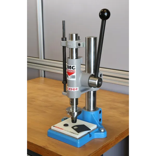 BOEHM PRES4HRD60 Manual Press 4HR for Hollow Punch Cutting, Ready to Use
