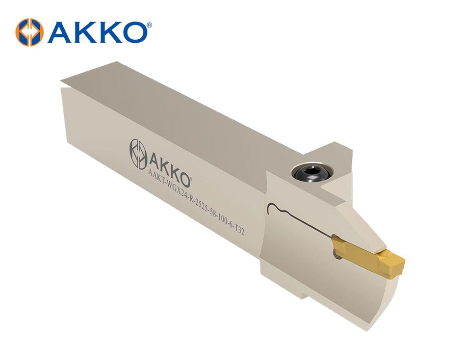 AKKO AAKT-WGX24-R/L Face Grooving Toolholder