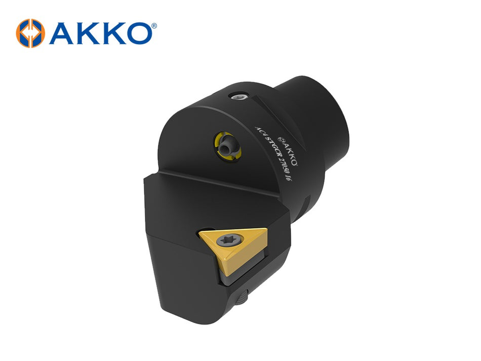 AKKO AC-STGCR/L Monoblock External Turning Tool (ISO 26623-1 Polygonal Shank)