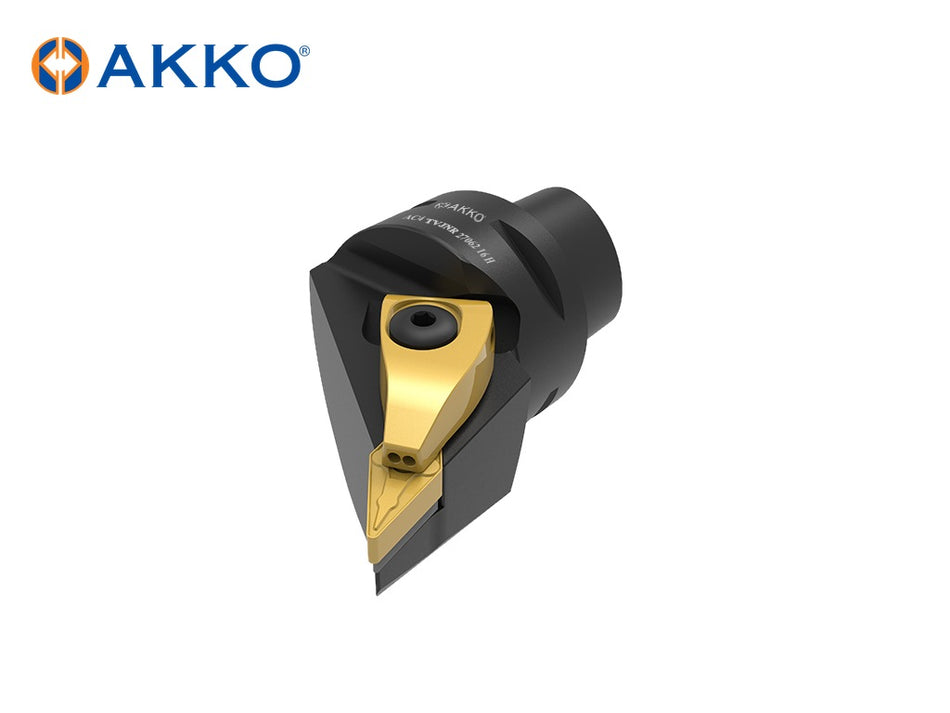 AKKO AC-TVJNR/L Monoblock External Turning Tool (ISO 26623-1 Polygonal Shank)