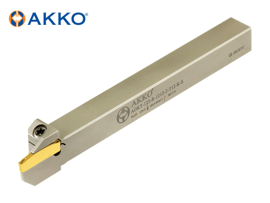 AKKO ADKT-123-S-R/L External Grooving Toolholder