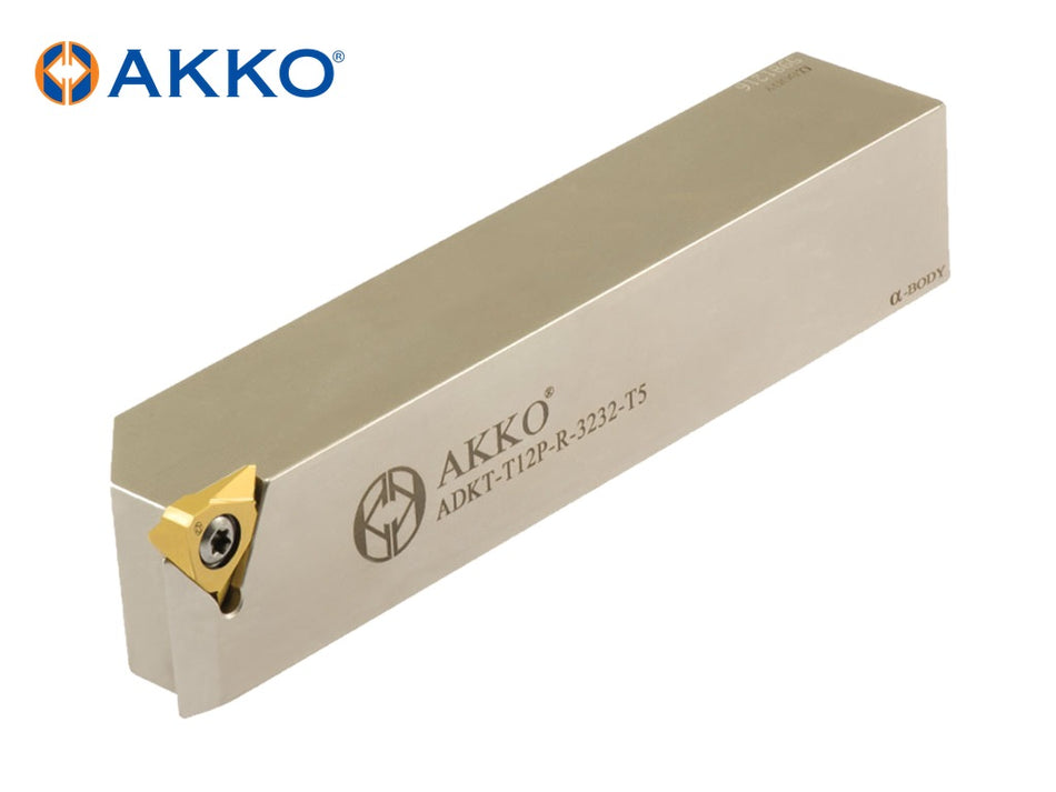 AKKO ADKT-T12P-R/L Poly-V Belt Pulley Grooving Toolholder