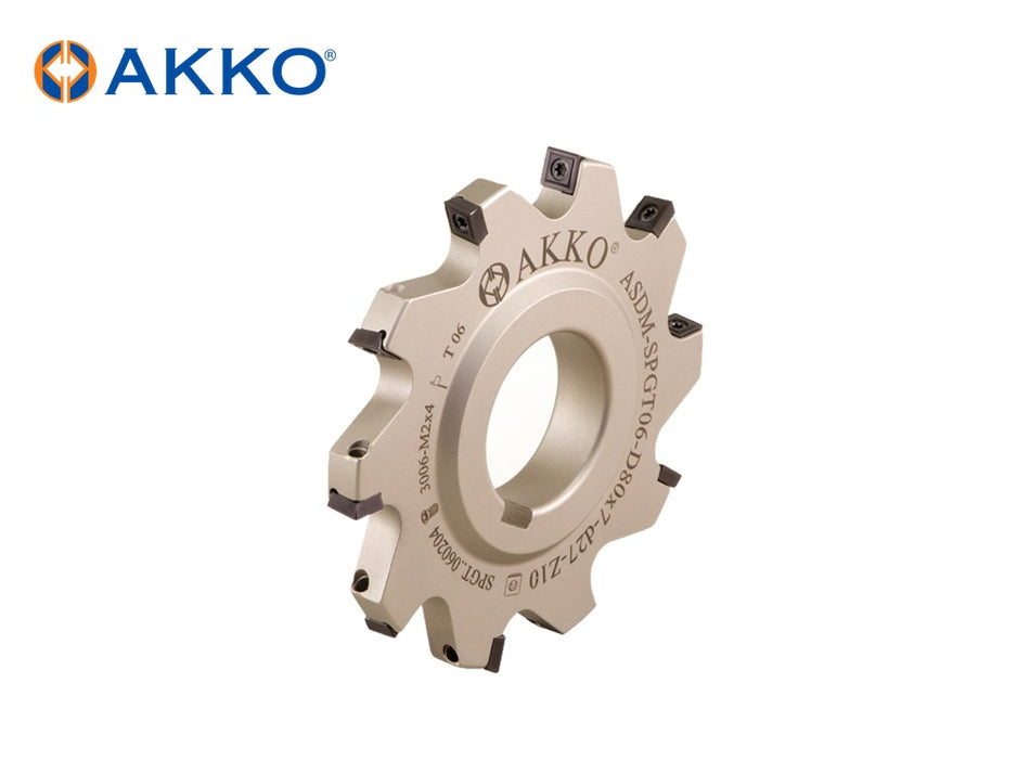 AKKO ASDM-SPGT Disc Milling Cutter