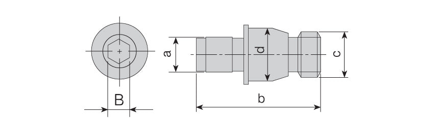AKKO Eccentric Screw - dimension drawing