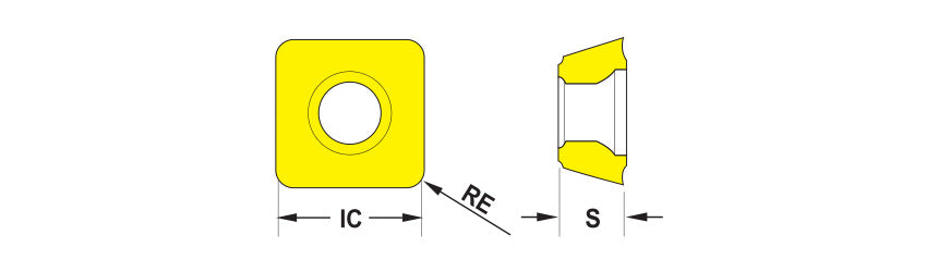 AKKO SPMX WCMX-SPMX Insert - dimension drawing