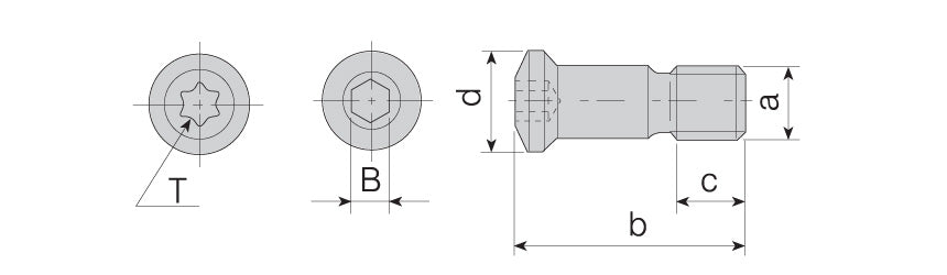 AKKO Ball Nose Screws - dimension drawing