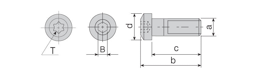 AKKO Clamp Screws - dimension drawing