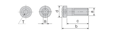 AKKO Clamp Screws - dimension drawing