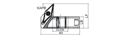 AKKO ADCR Drill Chamfering Ring - dimension drawing