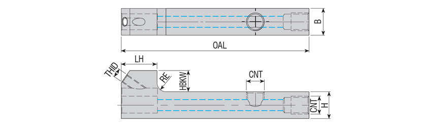 AKKO ASTB SEC Swiss Easy Change Tool - dimension drawing