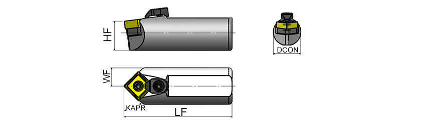 AKKO PSDNN P-System Cartridge - dimension drawing