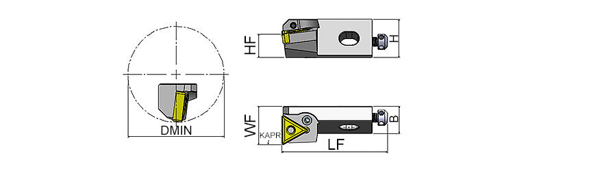 AKKO PTFNR/L P-System Cartridge - dimension drawing