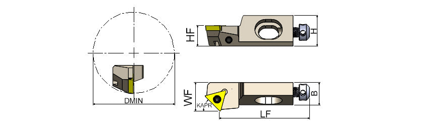 AKKO STSCR/L S-System Cartridge - dimension drawing