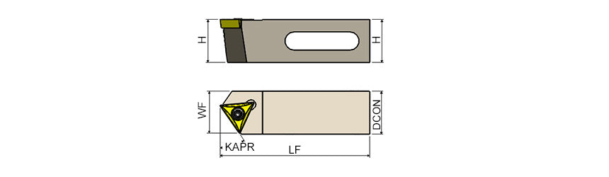 AKKO STXCR/L S-System Cartridge - dimension drawing