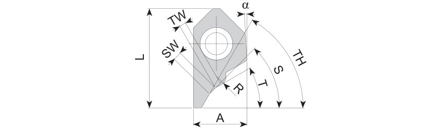 AKKO B11-R Valve Seat Insert - dimension drawing