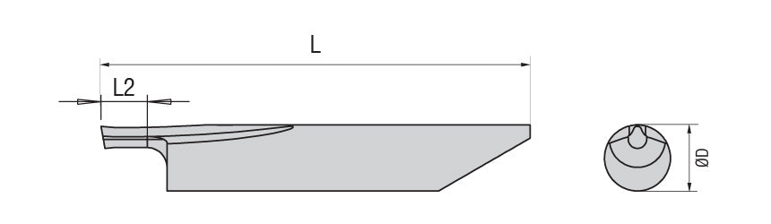 AKKO AKTX-1 Torx Broach Set - dimension drawing