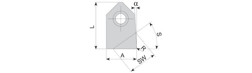 AKKO B11-1 Valve Seat Insert - dimension drawing
