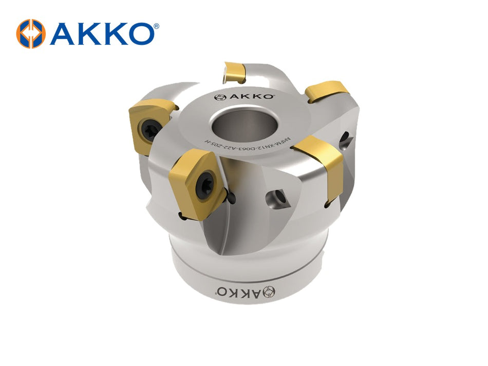 AKKO AHFM-XN12-H. High Feed Face Mill