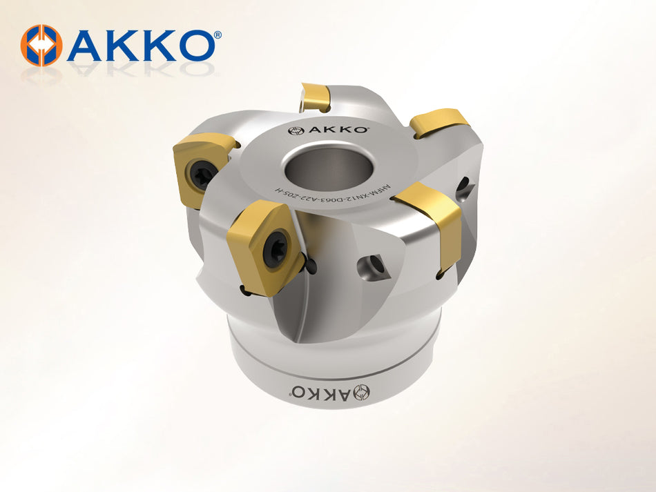 AKKO AHFM-XN12-H. High Feed Face Mill