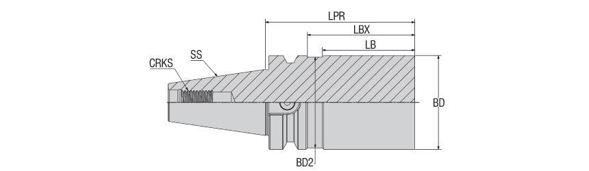AKKO ABT-BL41 BT Blank Holder - dimension drawing