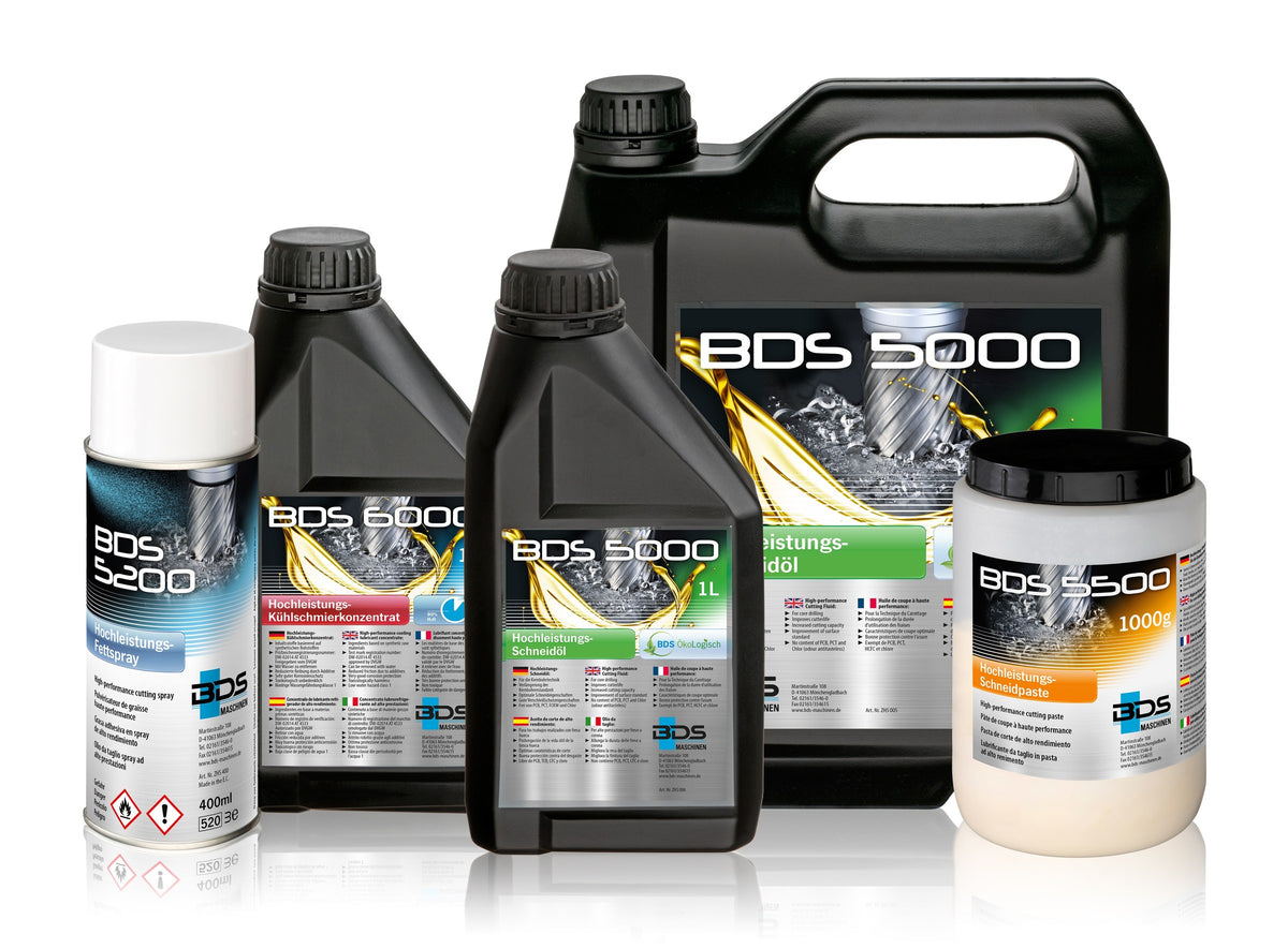 BDS coolant, cutting oil, paste and spray range