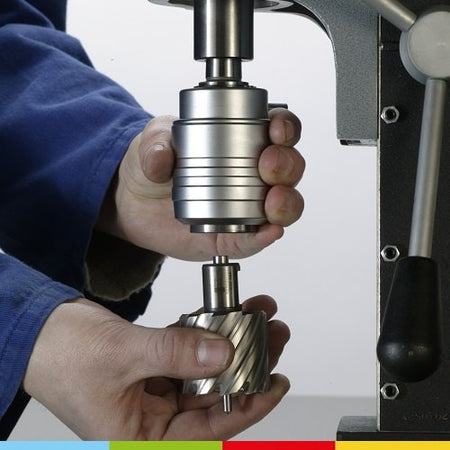 Changing an annular cutter in the BDS KEYLESS arbor