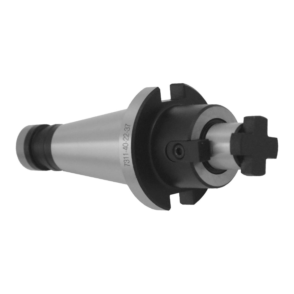 BISON 7311 Shell Mill Adapter, DIN 2080 (NT/ISO)
