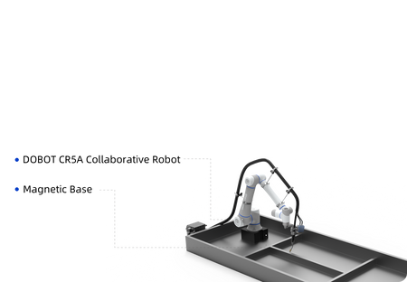 Dobot Mobile Magnetic Welding Solution – CR5A cobot on a magnetic base
