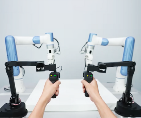 DOBOT X-Trainer teleoperation in use