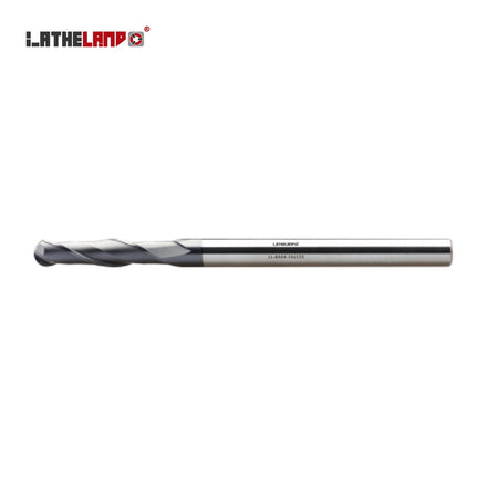 Extra-Long Ball Nose Cutter, up to 35 HRC, 2 Flutes