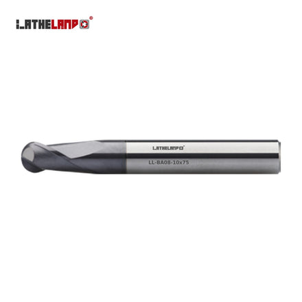 Long Ball Nose Cutter, 36–50 HRC, 2 Flutes, AlTiN