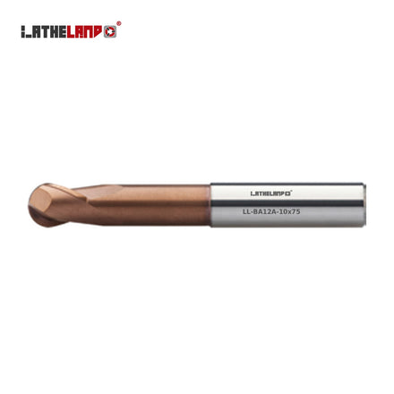 Long Ball Nose Cutter, 36–50 HRC, 2 Flutes, AlTiN / TiSiN multilayer