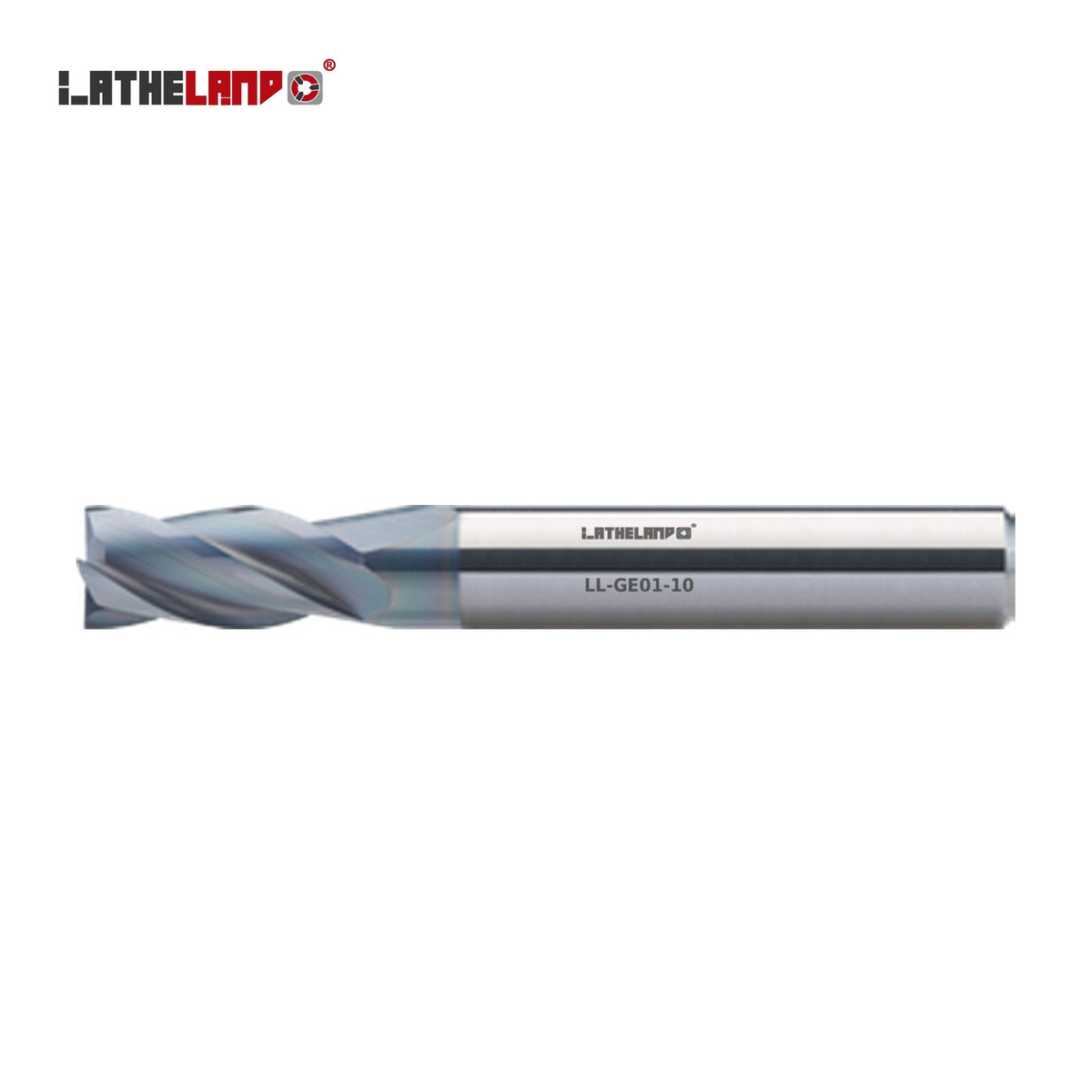 LATHELAND® Variable-Helix End Mill for General Machining, 4 Flutes – GE01