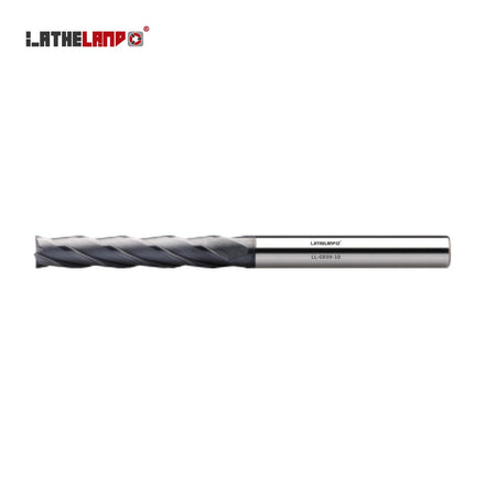Extra-Long End Mill for General Machining, 4 Flutes, 40° helix