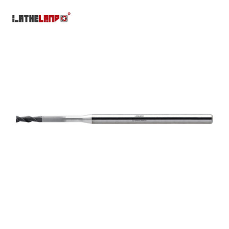 LATHELAND® Diamond-Coated Graphite Torus End Mill with Long Neck, 2 Flutes – GP04