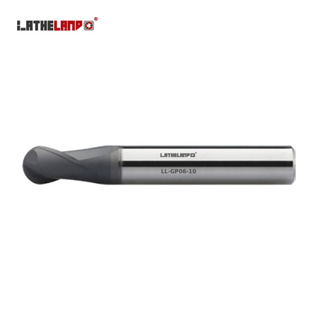 LATHELAND® Diamond-Coated Graphite Ball Nose Cutter, 2 Flutes – GP06