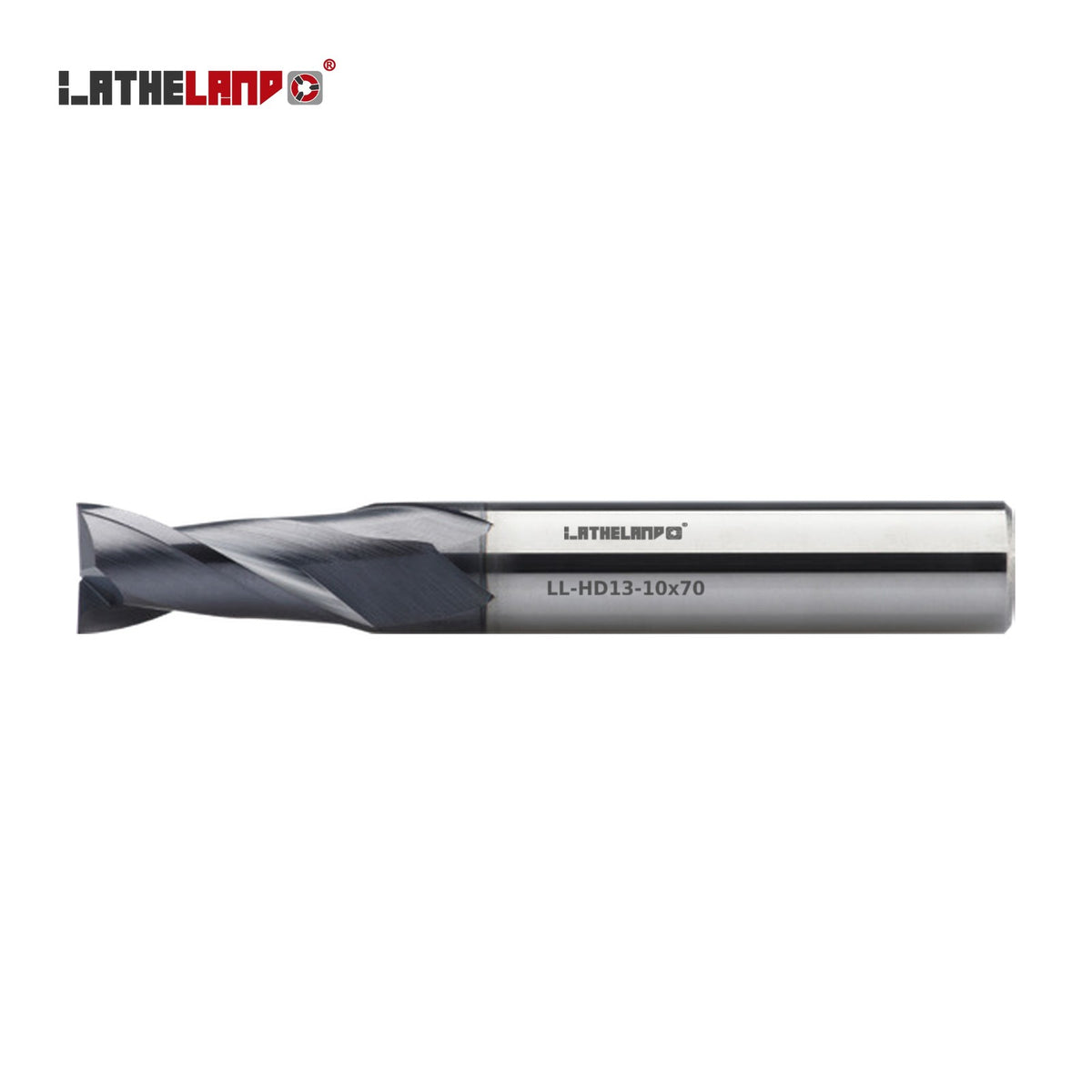 LATHELAND® End Mill for Hardened Steel, 2 Flutes, AlTiN – HD13