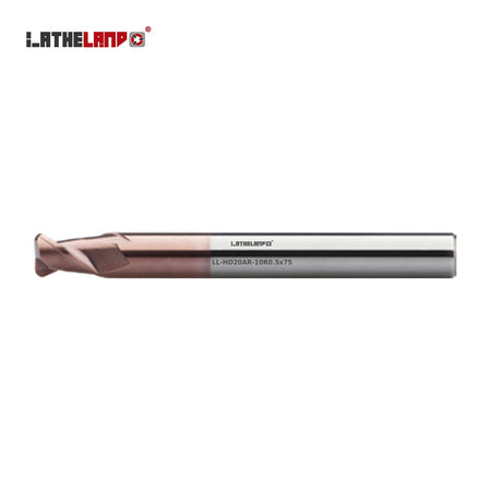 LATHELAND® Long-Reach Torus End Mill for Hardened Steel, 2 Flutes – HD20