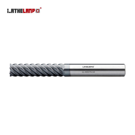Multi-Flute Long End Mill for Hardened Steel, 6/8 Flutes